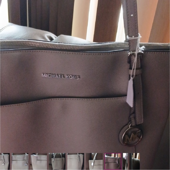 Michael Kors Gray Tote Bag - Picture 7 of 8